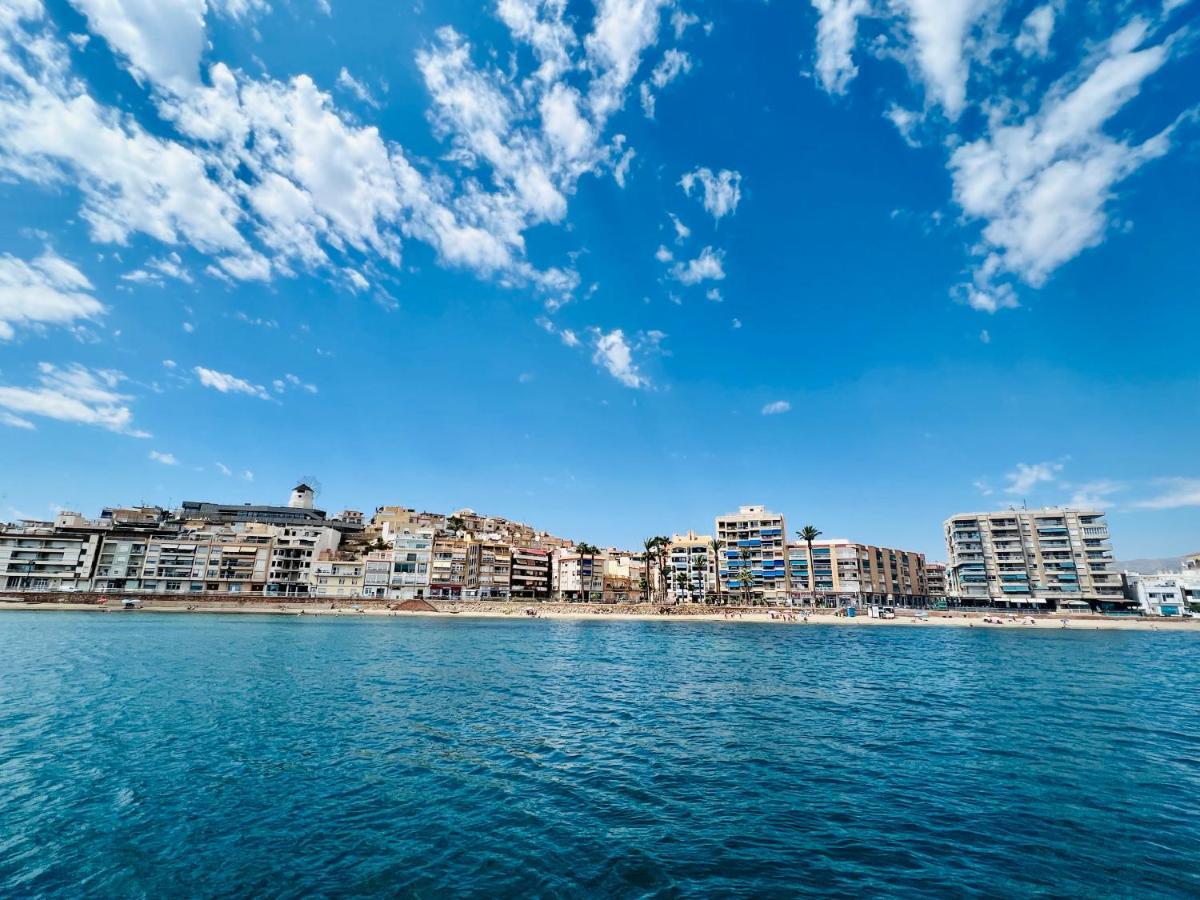 Primera Linea De Playa En Bahia De Levante, Vistas Panoramicas Águilas Eksteriør bilde